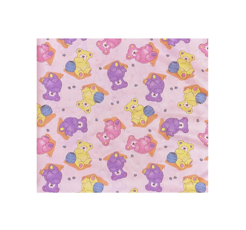 Ecosoft Baby Plastic Sheet/Rubber Sheet for Babies/Bed Wetting Protector / 65 x 100 CM (HONEYBEAR Combo) - Image 3