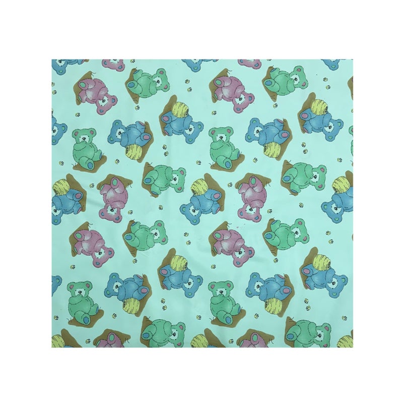Ecosoft Baby Plastic Sheet/Rubber Sheet for Babies/Bed Wetting Protector / 65 x 100 CM (HONEYBEAR Combo) - Image 4