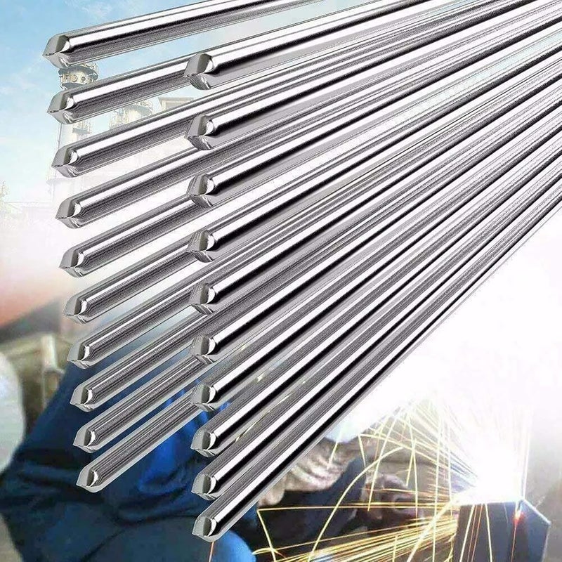 comfrt Solution Welding Flux-cored Rods No Flux Required,Easy Melt Welding Rods Low Temperature Aluminum Welding,Super Low Melting Point Excellent Corrosion Resistance (2.4mm, 10pcs) - Image 1
