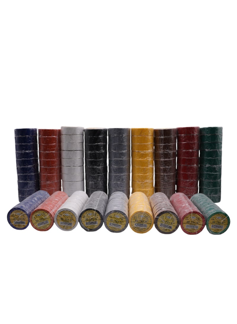 Hi-Tech Electrical Tape - Pack of 10 (Brown) - Image 4