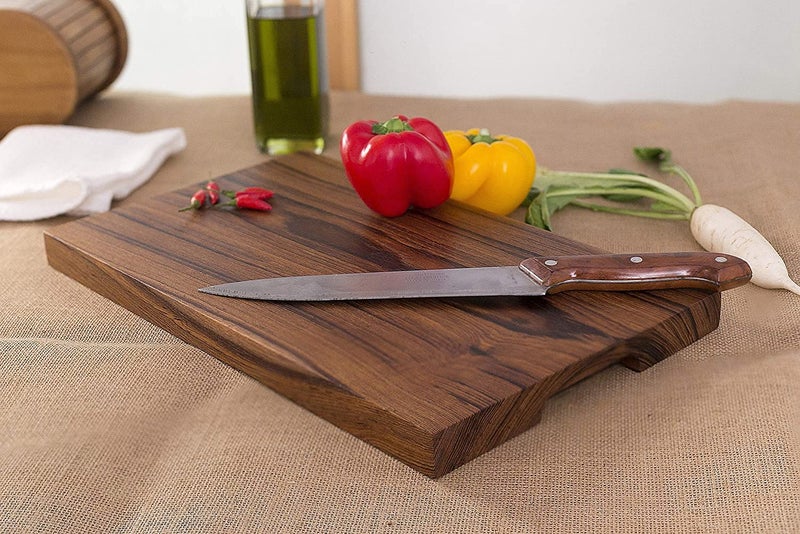 Dantawood Premium Rubber Wood Reversible Chopping BoardCutting Board 4 - Image 2