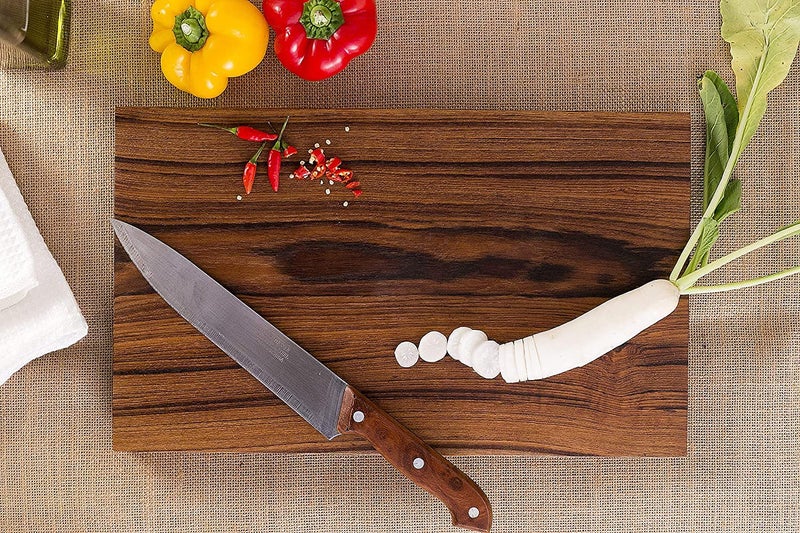 Dantawood Premium Rubber Wood Reversible Chopping BoardCutting Board 4 - Image 4