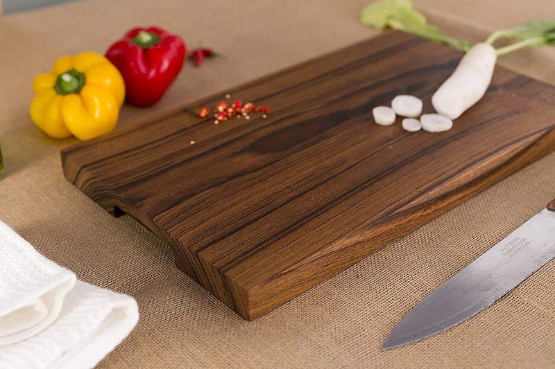 Dantawood Premium Rubber Wood Reversible Chopping BoardCutting Board 4 - Image 3