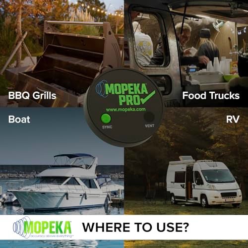 Mopeka Pro Check Universal Sensor - Bluetooth Ultrasonic Sensor for Aluminum, Plastic & Poly Tanks - Perfect for Propane Grills, Water Tanks & Campers - Water Level Sensor Up to 250 Gallon Tanks - Image 5
