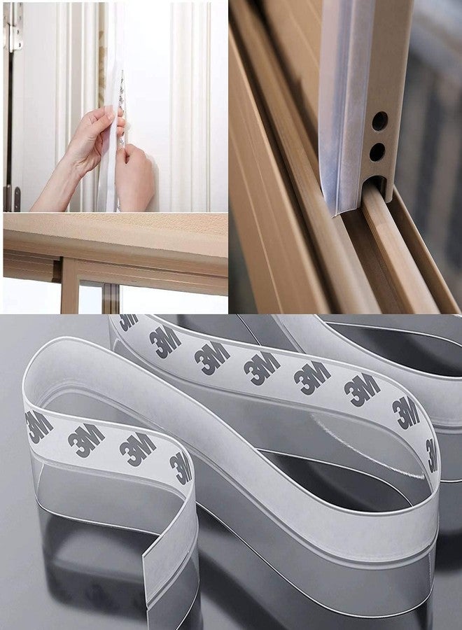 Delzon Stripping Door Seal Strip Door Bottom Strip Silicone Sealing Sticker Adhesive for Windows, Doors, etc Gap Sealer (L-5 Meter/W-45 MM) - Image 5