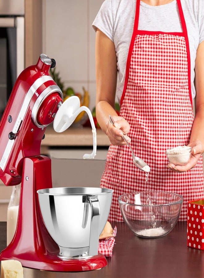 Kitwanda 3 Quart Stainless Bowl for Kitchen Aid Mixing,Stainless Steel Bowl Compatible with Kitchenaid Mixer 4.5/5QT,Not compatible with KitchenAid Artisan Mini 3.5QT - Image 5