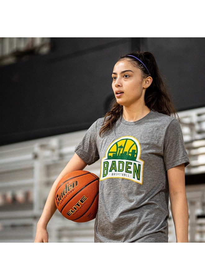 Baden Elite Indoor Game Basketball - Size 7 (29.5"), orange - Image 5