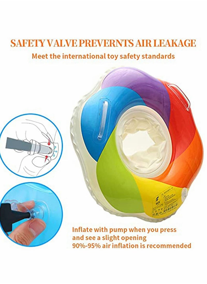 Y&D Swimming Ring Baby Float Seat Inflatable Pool Swim Infant Toddler with Handles  - Image 2
