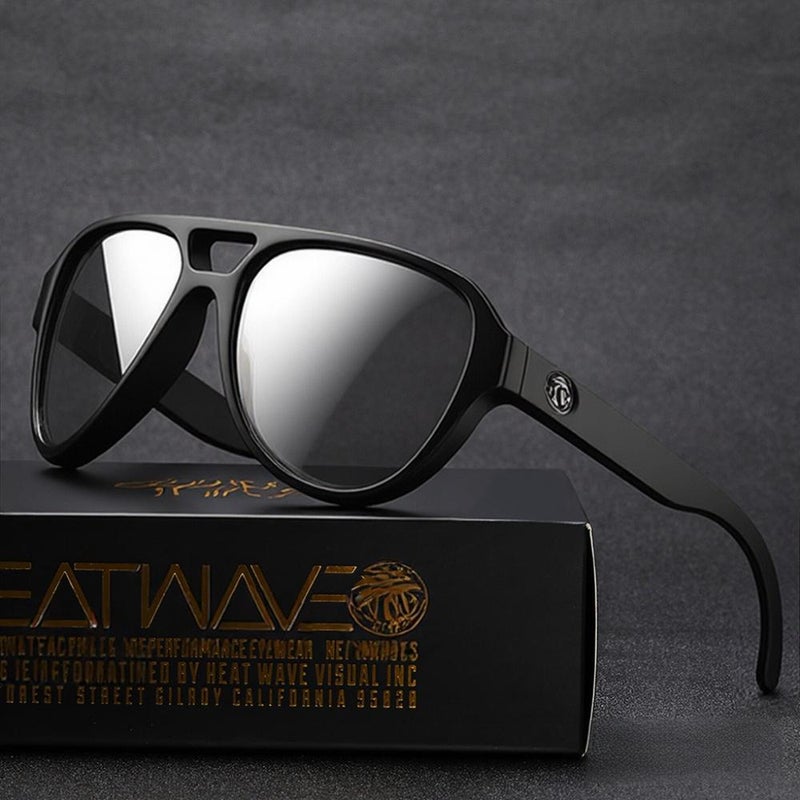 Hot Wave Heat wave Visual Sunglasses Fashion Polarized Sunglasses Sliver HW02 - Image 1