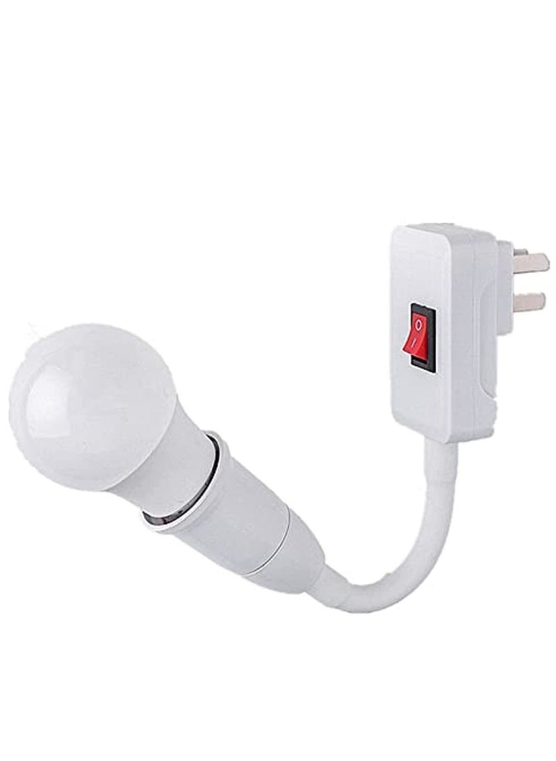 ELTRAZONE Flexible Universal E27 UK Plug AC Lamp Bulbs Holder  - Image 2