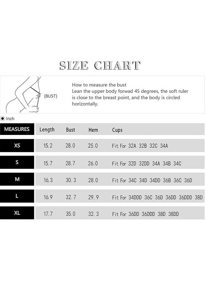 Women's Tank Top Padded Sports Bra Running Workout Yoga Crop Top - Image 4