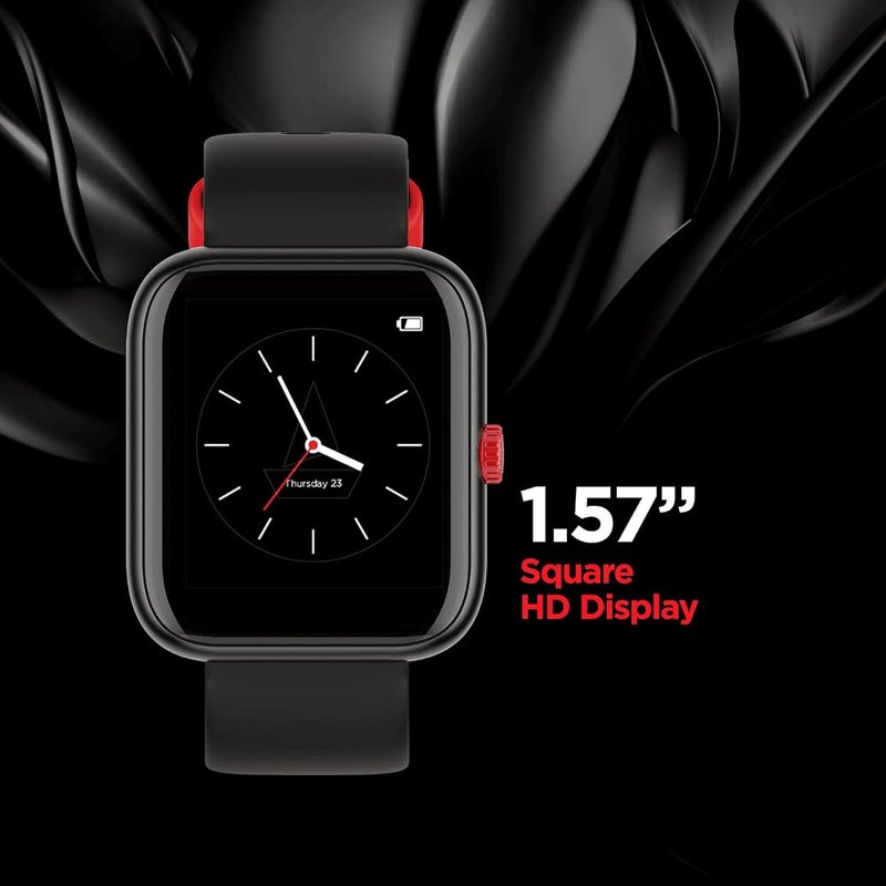 boAt Watch Mystiq with Stress Monitoring, HIIT, Breath Training Modes, & 17 Sports Modes with Automatic Sports Recognition(Metal Black) - Image 2