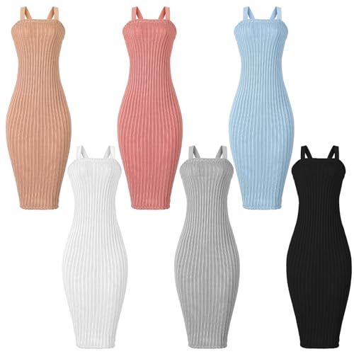 Bencailor 6 Pcs Doll Clothes for 11.8 Inch Doll, Doll Accessories Summer Tops Swimwear Robe Doll T Shirt Dress Winter Coat Jacke Doll Outfit Girl Birthday Gift(Vibrant Color) - Image 1