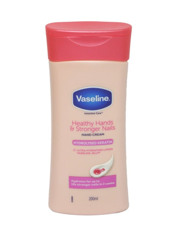 Vaseline Intensive Care Healthy Hands and Stronger Nail Hand Cream 200ml