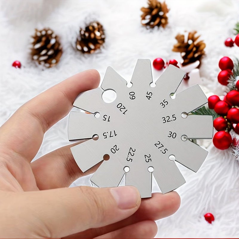 1 Angle Template Gauge Woodworking Tool Ruler For Chisel And Plane Blade Edge Measurement - Image 1