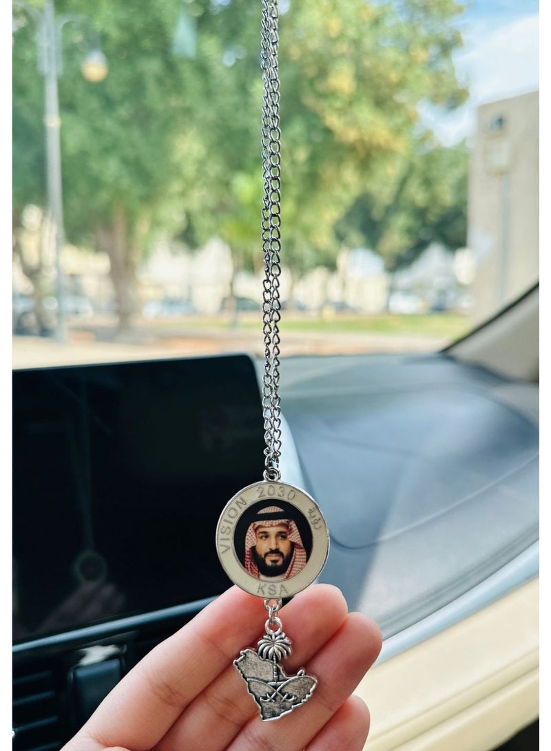 Elegant car hanging ornament crafted from premium resin – a stylish decorative accessory for the car rearview mirror. - Image 1