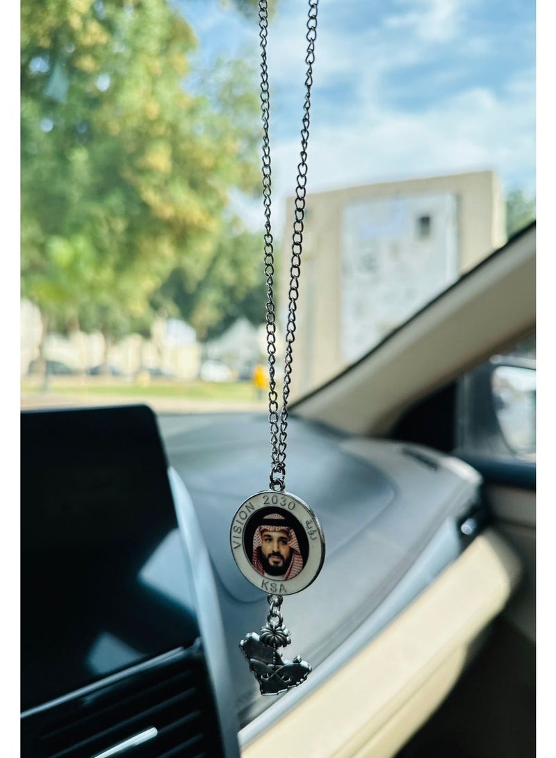 Elegant car hanging ornament crafted from premium resin – a stylish decorative accessory for the car rearview mirror. - Image 2