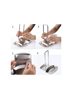 Nkb pot lid holder and pan spoon rest for kitchen utensils shelf rack stand stainless steel pot cover holder home stove organizer cookware soup spoon kitchen tool a storage accessories - pzsku/ZB22EAFC6E3715C436DFBZ/45/_/1740073193/29cc6530-2b68-4861-862a-94972ad92ba7