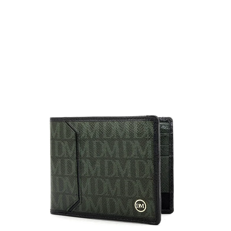 Da Milano  Petrol Green Bifold Leather Mens Wallet for Men | Best Price UAE