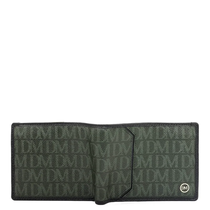 Da Milano  Petrol Green Bifold Leather Mens Wallet for Men | Best Price UAE