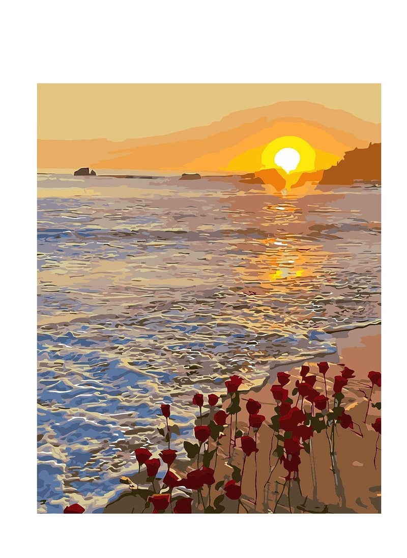 Excefore - Creative Canvas Painting Set for All Ages - Unleash Your Inner Artist with DIY Paint by Number Kits - Express Yourself Through Number Painting - Number Painting for Adults - Frameless 16x20 inch - Image 1