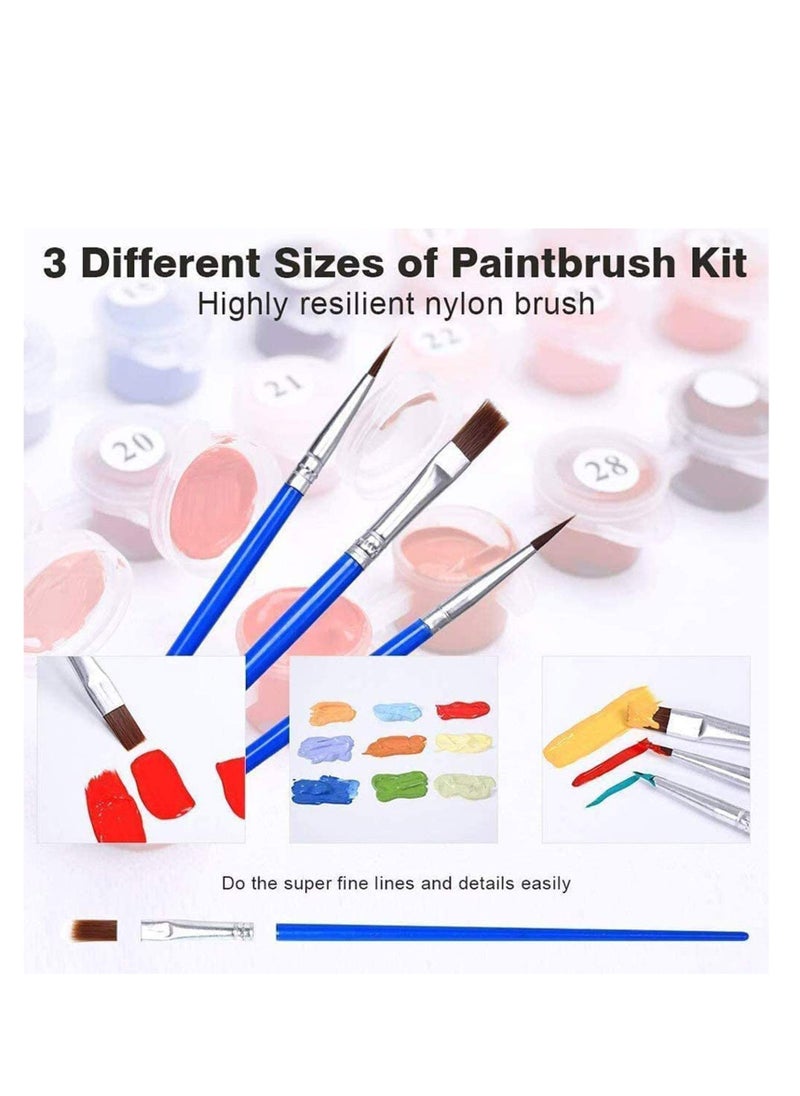 Excefore - Creative Canvas Painting Set for All Ages - Unleash Your Inner Artist with DIY Paint by Number Kits - Express Yourself Through Number Painting - Number Painting for Adults - Frameless 16x20 inch - Image 1