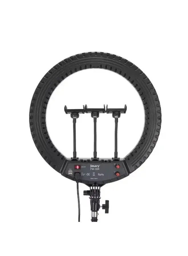 JMARY FM-18R LED Beauty Ring Light 18-inch Photography Live Streaming Fill Light - Image 2