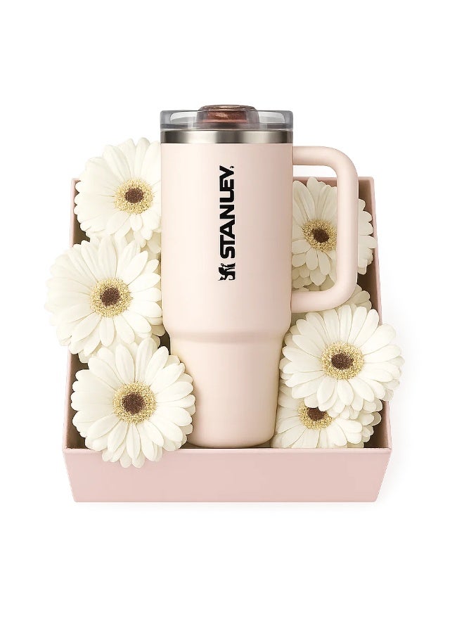 ستانلي كوب  ستانلي كوينشر H2.0 فلوستيت الاصلي  مختوم ، معزول بتفريغ الهواء فولاذ مقاوم للصدأ مع غطاء وشفاطة للمياه أو الشاي المثلج القهوة وعصير السموذي وما إلى ذلك 1.18 لتر - Image 1