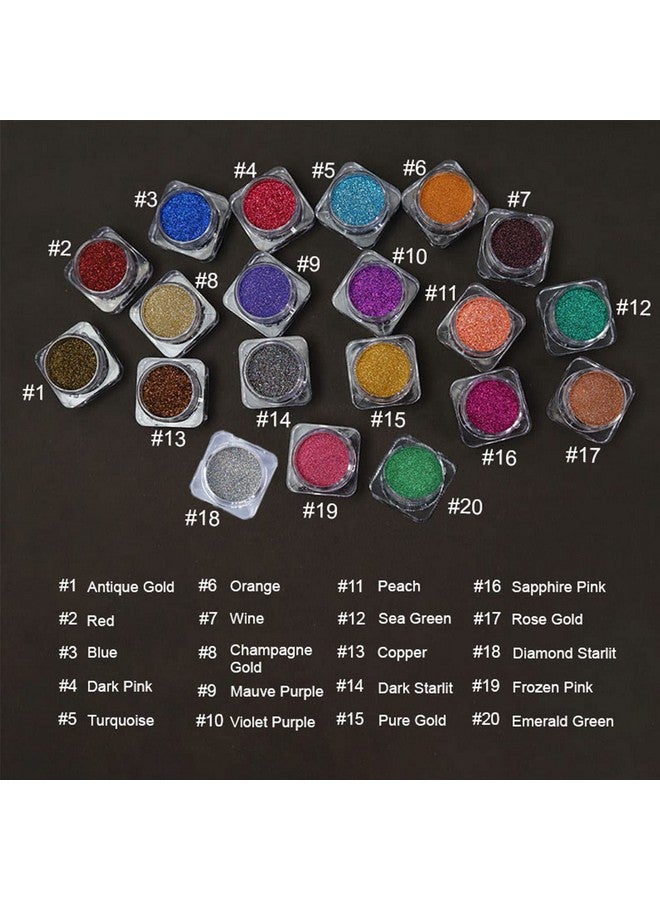 فيوني بيل صبغة عيون لامعة فضفاضة للمكياج والأظافر (لون الشمبانيا الذهبي) - Image 5