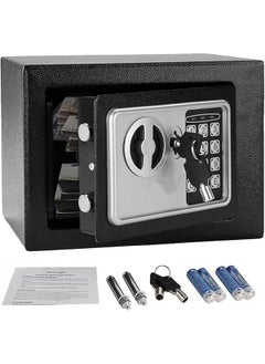 erorex Household Utensils Digital Safe Box Luxury Electronic Digital Safe Box With Electronic Number Plate Lock And Physical Key For Home Office Hotel Jewelry Passport Watch Money Storage  - Image 1
