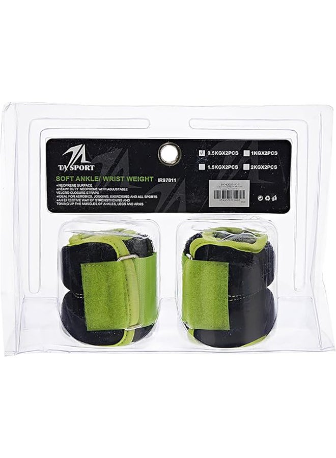 TA Sport IR97811 Soft Ankle Weight 2-Pieces, 0.5 kg - Image 3