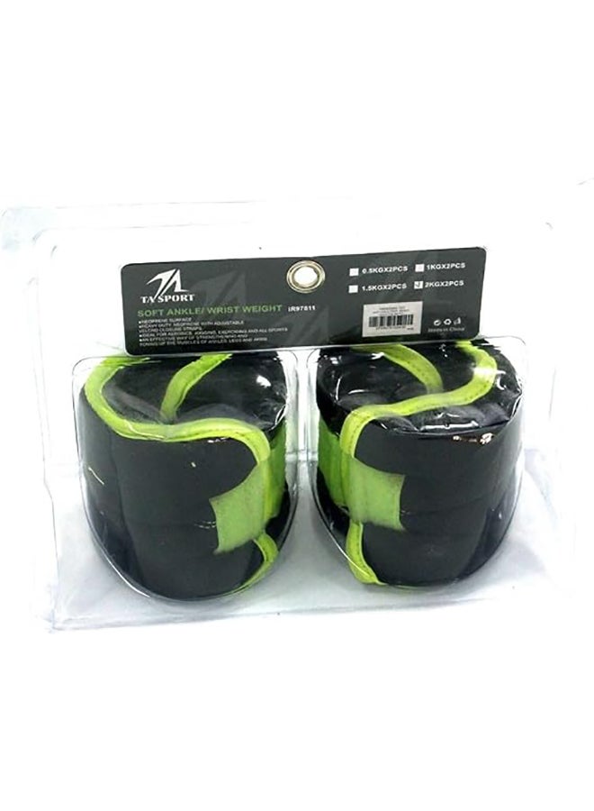 TA Sport IR97811 Soft Ankle Weight 2-Pieces, 0.5 kg - Image 2