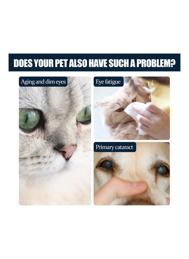 YEGBONG 10 ml Pet Ear Cleaning Liquid Swabs Cat & Dog Ear Cleaner Solution - Gentle & Effective Ear Care - for Daily Ear Cleaning  - Image 2