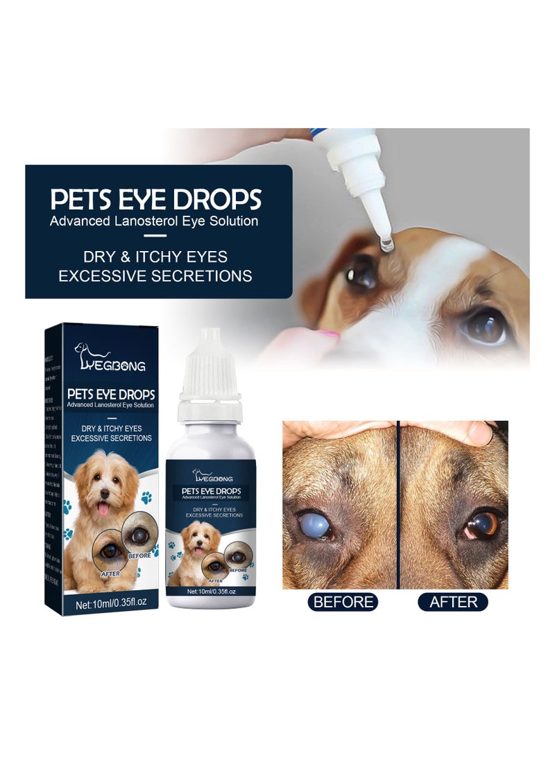 YEGBONG 10 ml Pet Ear Cleaning Liquid Swabs Cat & Dog Ear Cleaner Solution - Gentle & Effective Ear Care - for Daily Ear Cleaning  - Image 3
