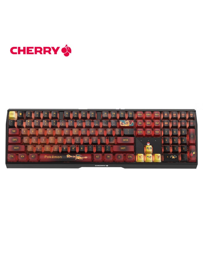 Cherry Mx3.0s Wireless Keyboard, Mechanical Keyboard, Pokemon Collaboration Edition, Pyro Dragon Keyboard, Triple-shot Pbt Keycaps, Bluetooth Tri-mode, Gift - Image 4