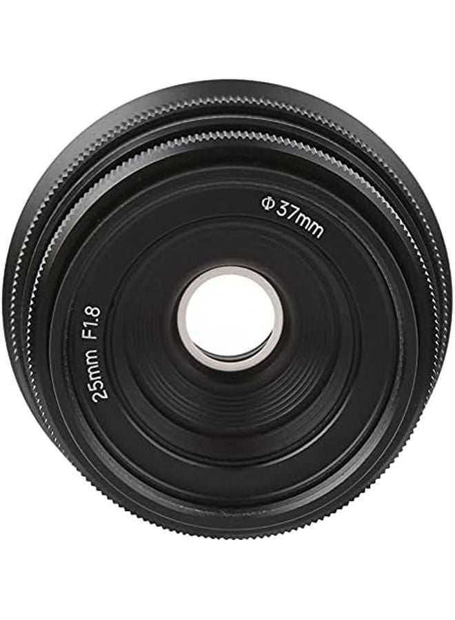 25mm F1.8 عدسة برايم يدوية التركيز الثابت لكاميرات المرآة عديمة المرآة ذات حامل M4/3 للصور الشخصية - Image 3