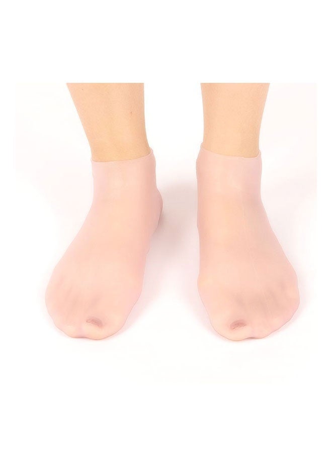 10 pairs Silicone Foot Cover - Moisturizing, Waterproof, Anti - Crack, Callus Softening Unisex Short Tube Foot Sleeves for Beach & Home Care  - Image 1