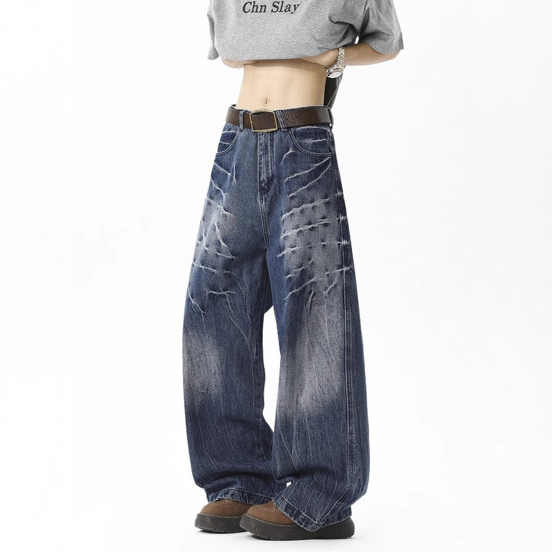 Unisex Casual Daily Denim Jeans - Image 3
