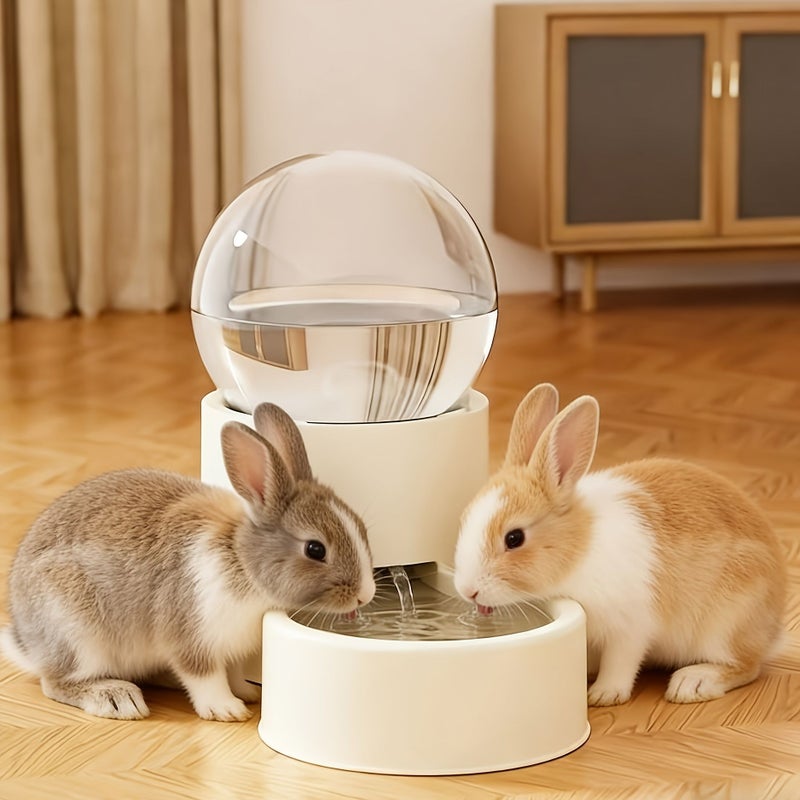 Automatic Rabbit Water Dispenser 33.81oz Easy Clean Large Capacity Pet Feeder - Image 5
