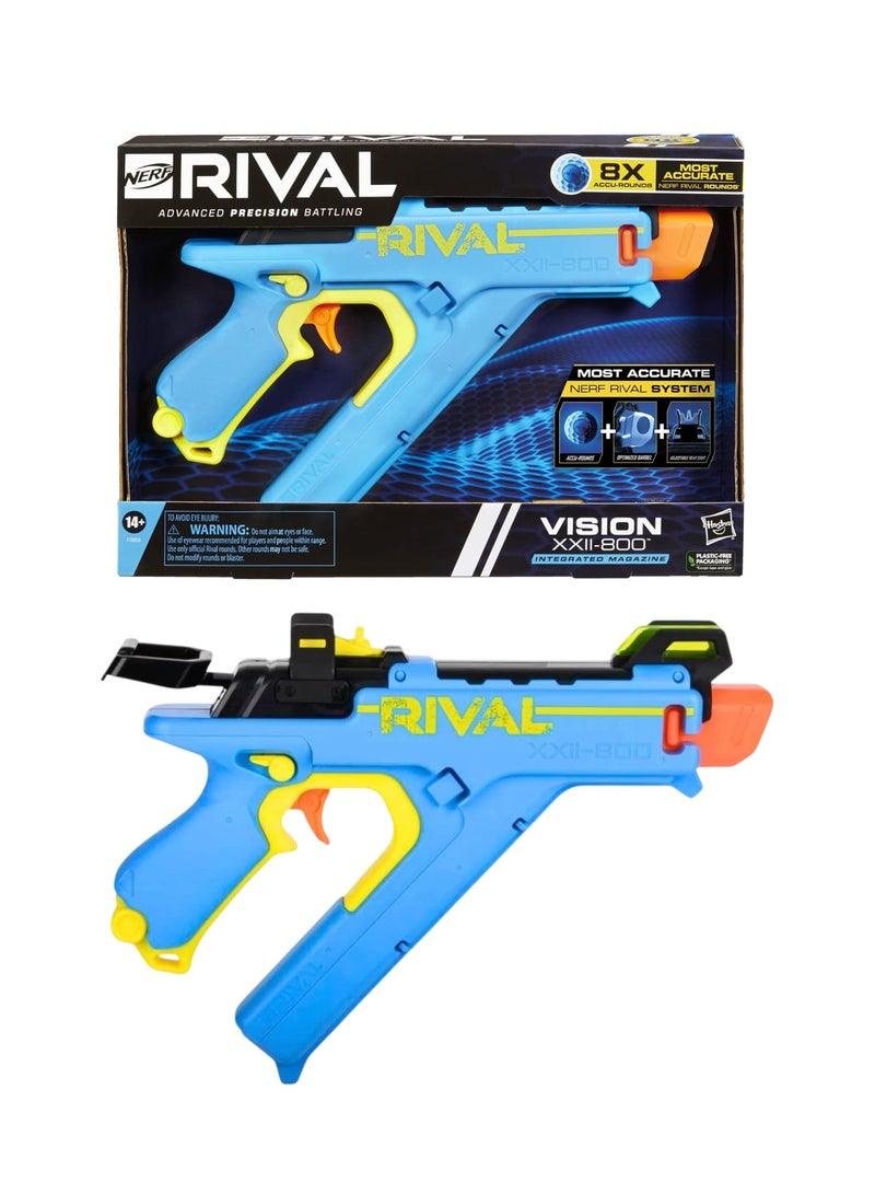 HASBRO - NERF Nerf Rival Vision XXII-800 blaster with 8 Precision Foam Balls - Image 1