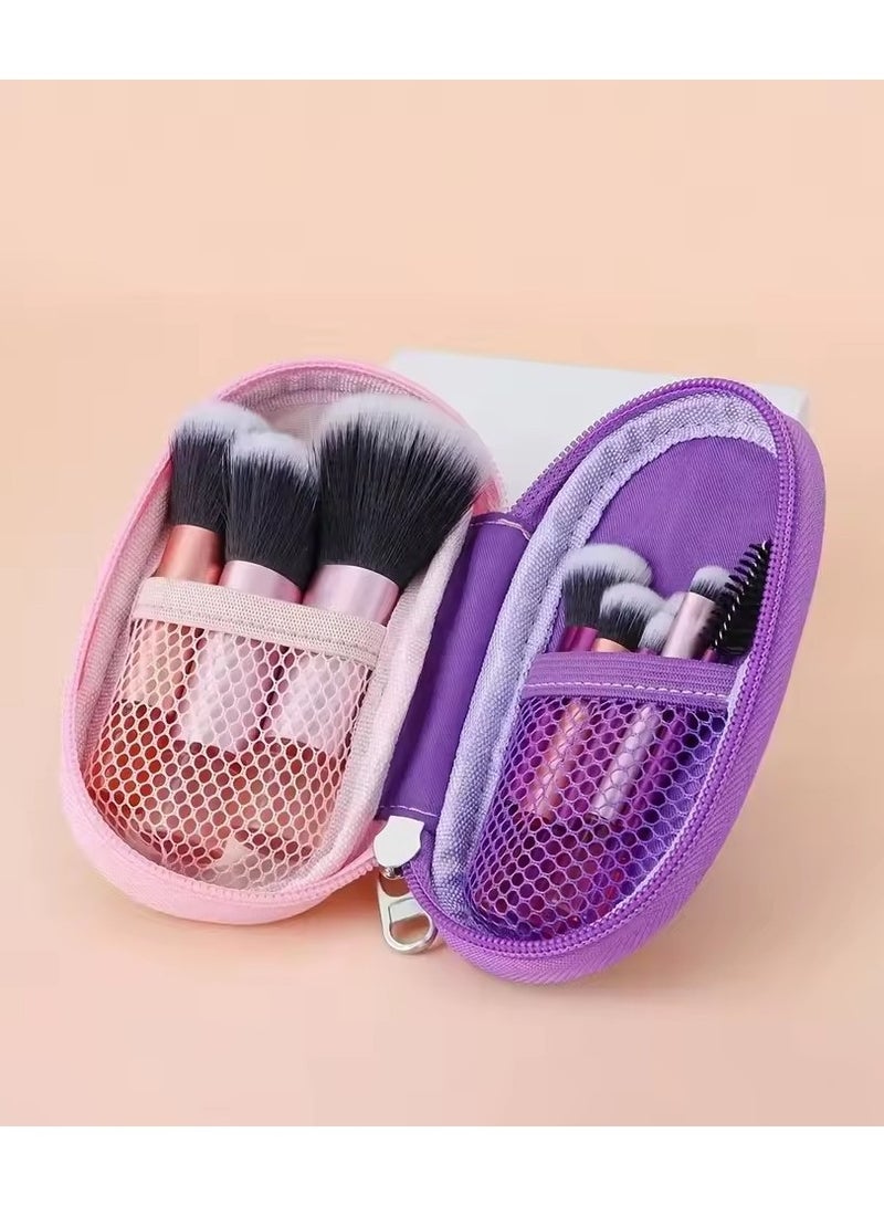 Goolsky Professional Mini Makeup Brush Set Powder Eyeshadow Foundation Blush Concealer Beauty Tools Supplies 10pcs - Image 4