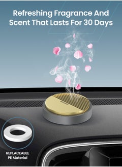 Moxedo Moxedo Aromatherapy Car Diffuser Perfume Air Freshener Long Lasting with Aroma Oil for Dashboard  - Image 3
