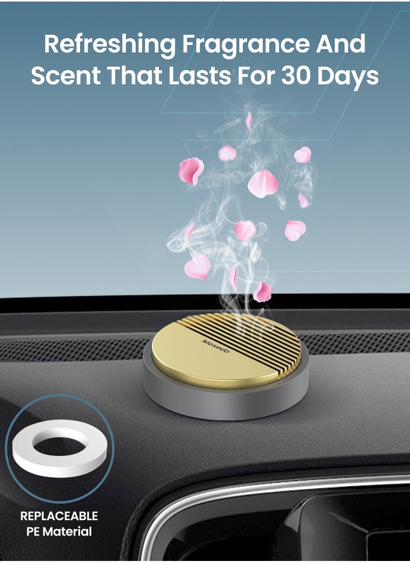 Moxedo Moxedo Aromatherapy Car Diffuser Perfume Air Freshener Long Lasting with Aroma Oil for Dashboard  - Image 3