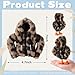 linastu 7inch Desk Goose Outfits Mini Desktop Goose Clothes Desk Goose Accessories Set for Magnetic Gooses Statue Leopard - Image 4