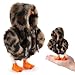 linastu 7inch Desk Goose Outfits Mini Desktop Goose Clothes Desk Goose Accessories Set for Magnetic Gooses Statue Leopard - Image 2