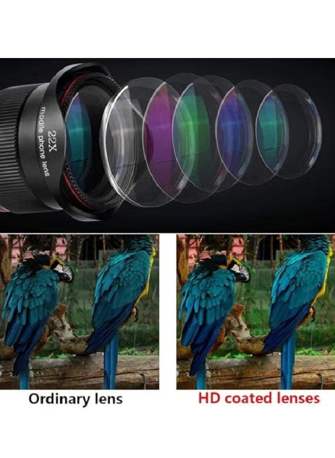 36X Mobile Phone Telescope Monocular – High Definition Outdoor Zoom Lens with Night Vision, Waterproof, Dustproof & Shockproof Design - Image 2