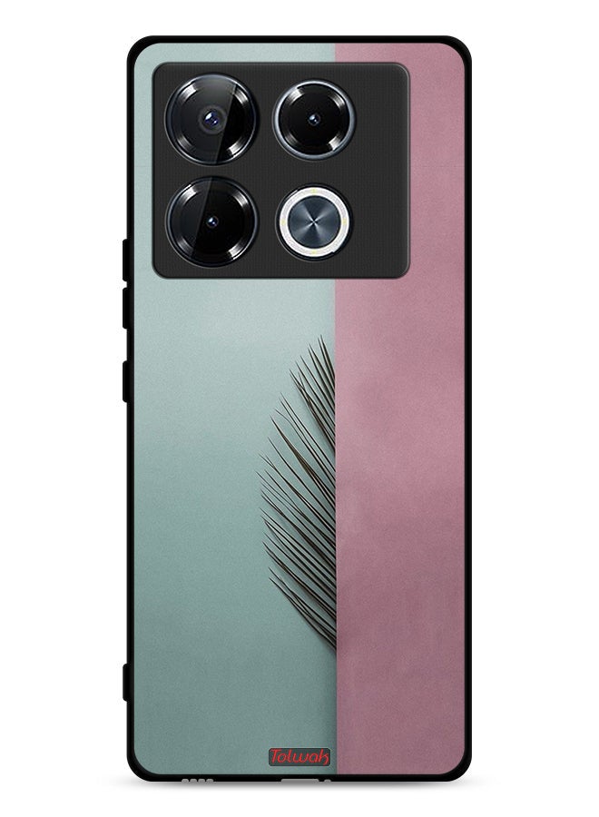 Tolwak Infinix Note 40 Pro 5G Protective Case Cover Half Leaves - Image 1