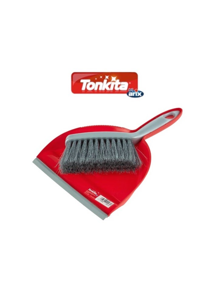 Tonkita TONKITA-MINI SET DUSTPAN + BRUSH NEW MODEL WITH RUBBER LID  - Image 1