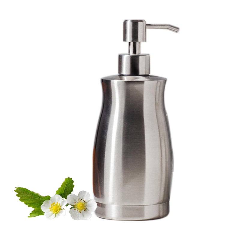 ZEBEYIMA Brushed Stainless Steel Countertop Soap Dispenser Rust and Leak Resistant Hand Soap Pump with Funnel for Kitchen Countertops and Bathroom Dispensers 135 oz400 ml - Image 2