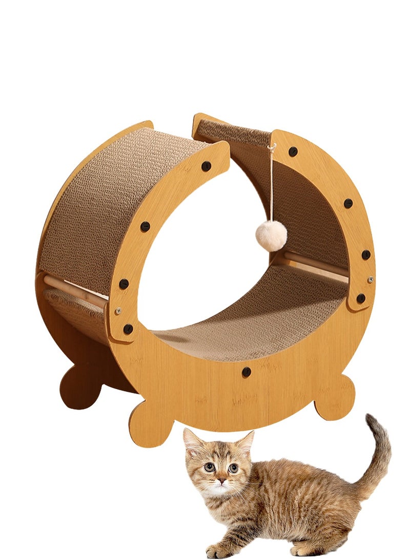 كيدل لوح خدش للقطط من الورق المقوى المموج، لوح خدش لعش القطط متعدد الوظائف، الكل في واحد، مخالب وأسنان للتجليخ، كرسي حلوى للقطط، ألعاب ذاتية مرحبا - Image 1